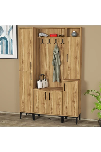 Kalender Dekor Rose-1-2-3 Portmanto Vestiyer Ayakkabılık ürün görseli