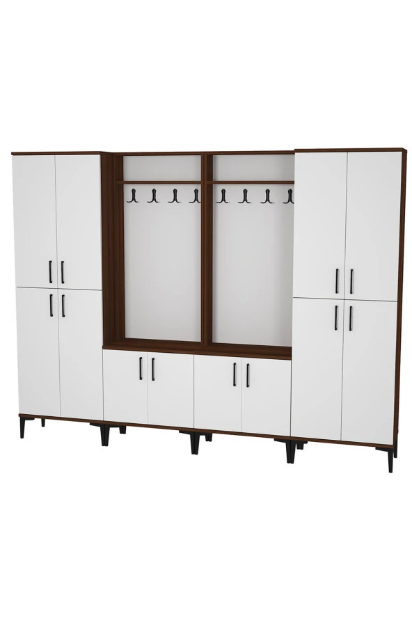 Kalender Dekor Rose-1-1-4-4 Portmanto Vestiyer Ayakkabılık - 2