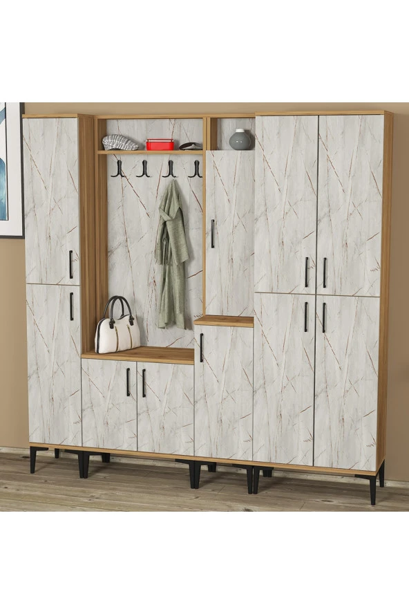 Kalender Dekor Rose-1-2-3-4 Portmanto Vestiyer Ayakkabılık