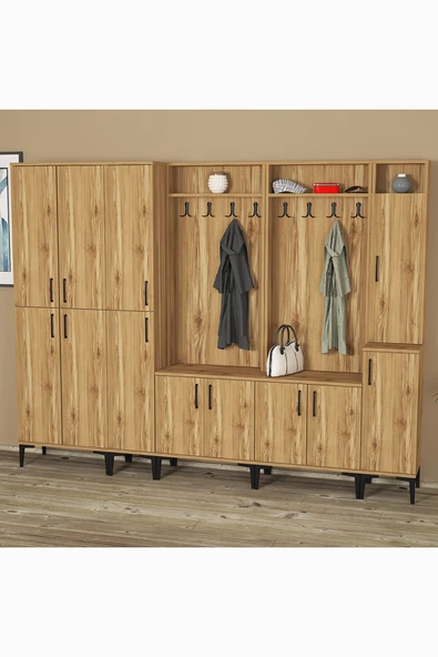 Kalender Dekor Rose-1-1-2-3-4 Portmanto Vestiyer Ayakkabılık ürün görseli