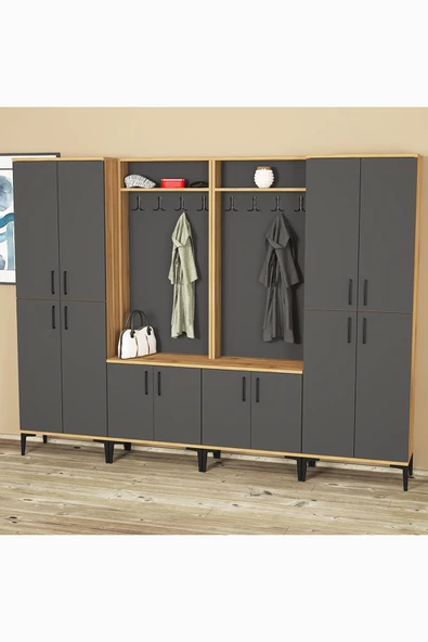 Kalender Dekor Rose-1-1-4-4 Portmanto Vestiyer Ayakkabılık ürün görseli