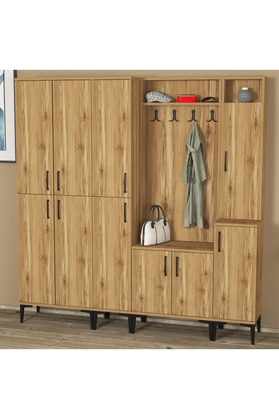 Kalender Dekor Rose-1-2-3-4 Portmanto Vestiyer Ayakkabılık ürün görseli