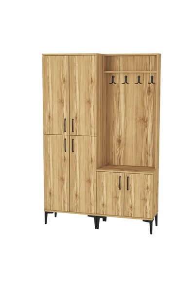 Kalender Dekor Rose-1-4 Portmanto Vestiyer Ayakkabılık - Resim 3