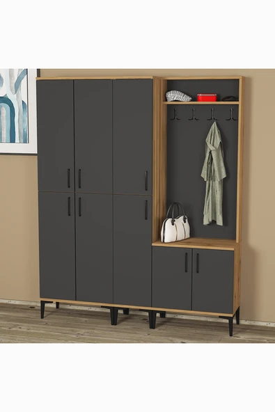 Kalender Dekor Rose-1-3-4 Portmanto Vestiyer Ayakkabılık ürün görseli