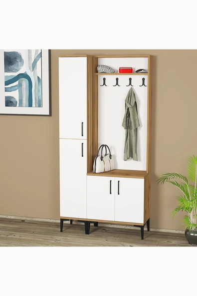 Kalender Dekor Rose-1-3 Portmanto Vestiyer Ayakkabılık ürün görseli