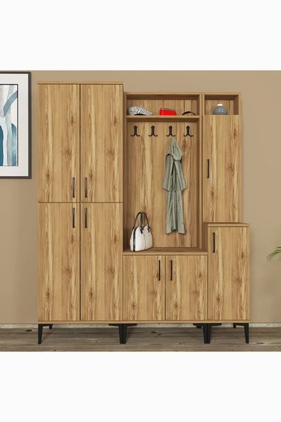 Kalender Dekor Rose-1-2-4 Portmanto Vestiyer Ayakkabılık - Resim 2