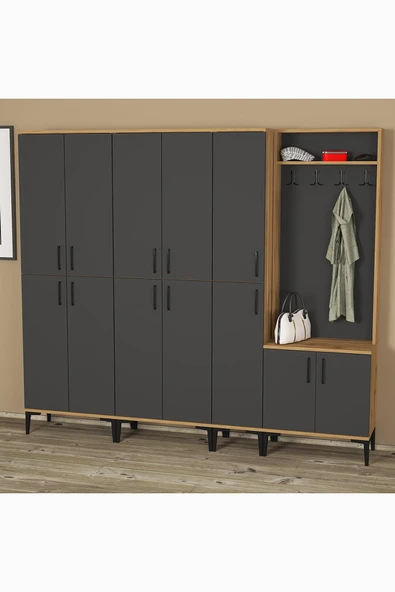 Kalender Dekor Rose-1-3-4-4 Portmanto Vestiyer Ayakkabılık ürün görseli