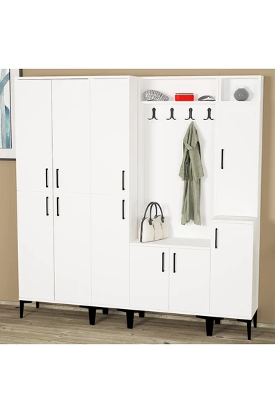 Kalender Dekor Rose-1-2-3-4 Portmanto Vestiyer Ayakkabılık ürün görseli