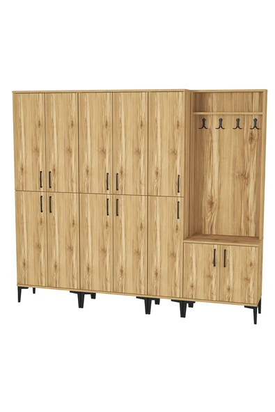 Kalender Dekor Rose-1-3-4-4 Portmanto Vestiyer Ayakkabılık - Resim 3