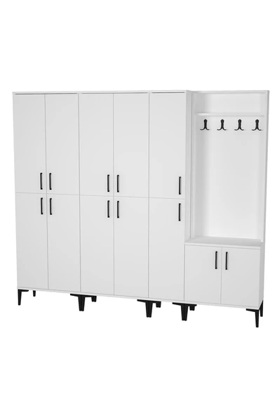 Kalender Dekor Rose-1-3-4-4 Portmanto Vestiyer Ayakkabılık - Resim 3