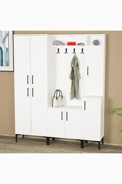 Kalender Dekor Rose-1-2-4 Portmanto Vestiyer Ayakkabılık ürün görseli