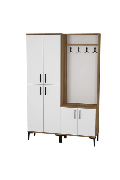 Kalender Dekor Rose-1-4 Portmanto Vestiyer Ayakkabılık - Resim 3