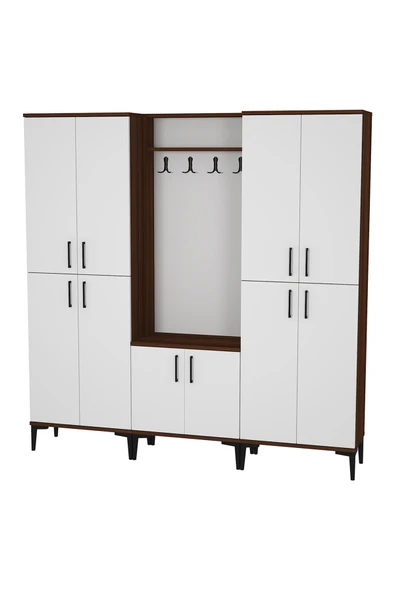 Kalender Dekor Rose-1-4-4 Portmanto Vestiyer Ayakkabılık - Resim 3