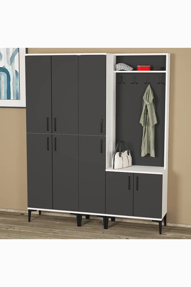 Kalender Dekor Rose-1-3-4 Portmanto Vestiyer Ayakkabılık ürün görseli