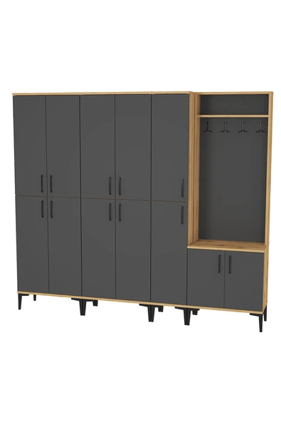 Kalender Dekor Rose-1-3-4-4 Portmanto Vestiyer Ayakkabılık - Resim 3