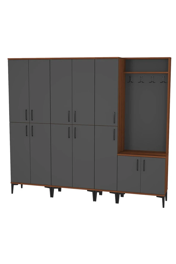 Kalender Dekor Rose-1-3-4-4 Portmanto Vestiyer Ayakkabılık