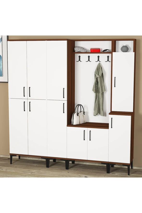 Kalender Dekor Rose-1-2-3-4 Portmanto Vestiyer Ayakkabılık