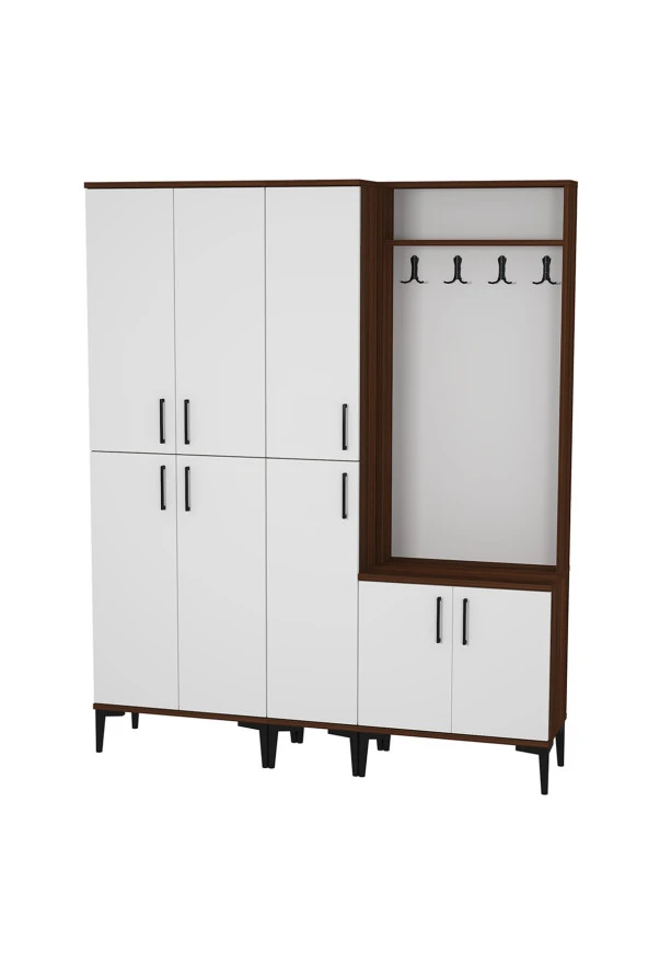 Kalender Dekor Rose-1-3-4 Portmanto Vestiyer Ayakkabılık