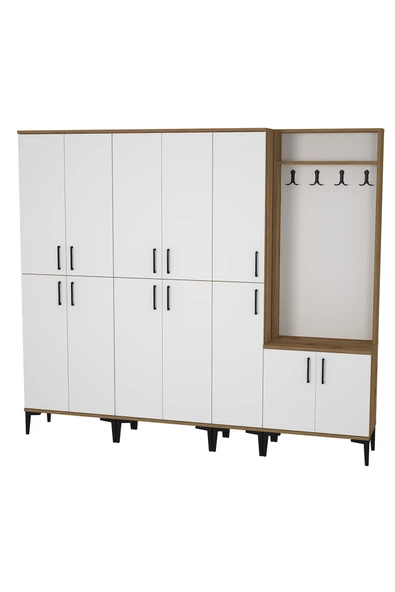 Kalender Dekor Rose-1-3-4-4 Portmanto Vestiyer Ayakkabılık - Resim 3