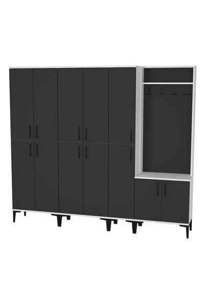 Kalender Dekor Rose-1-3-4-4 Portmanto Vestiyer Ayakkabılık - Resim 3