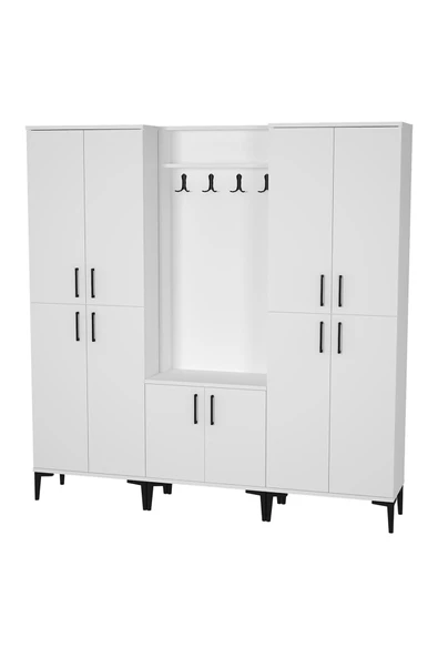 Kalender Dekor Rose-1-4-4 Portmanto Vestiyer Ayakkabılık - Resim 3