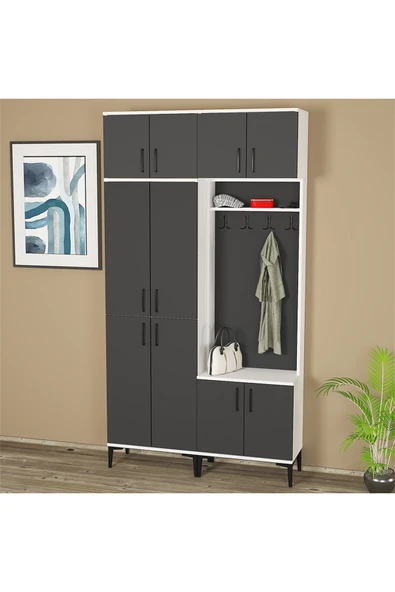 Kalender Dekor ROSE-1-4-5-5 PORTMANTO VESTİYER AYAKKABILIK ürün görseli