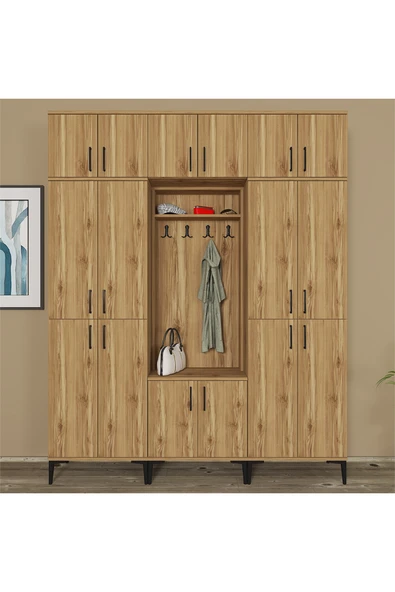 Kalender Dekor ROSE-1-4-4-5-5-5 PORTMANTO VESTİYER AYAKKABILIK - Resim 2