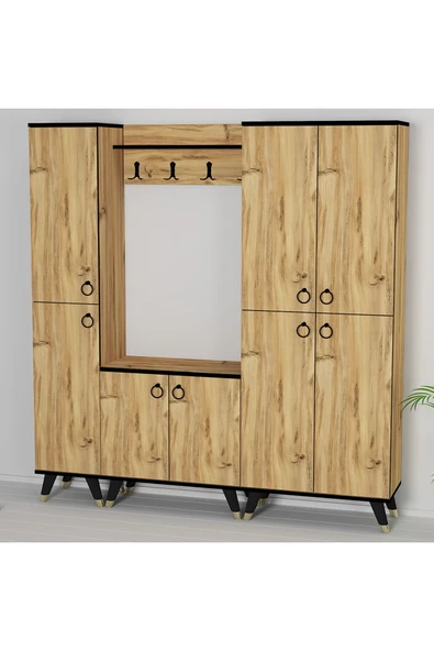 Kalender Dekor Sonia-1-3-4 Sn04 Ayakkabılık Vestiyer Portmanto - Resim 4