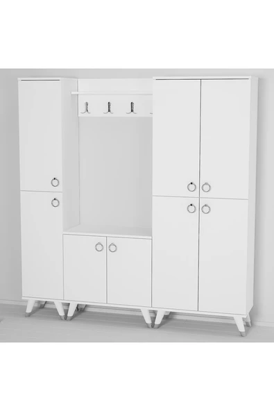 Kalender Dekor Sonia-1-3-4 Sn01 Ayakkabılık Vestiyer Portmanto - Resim 4