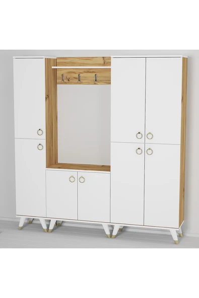 Kalender Dekor Sonia-1-3-4 Sn02 Ayakkabılık Vestiyer Portmanto - Resim 4