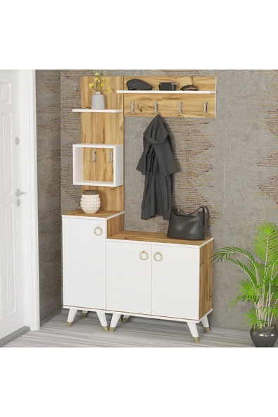 Kalender Dekor Sonia-1-2 Sn02 Ayakkabılık Vestiyer Portmanto ürün görseli