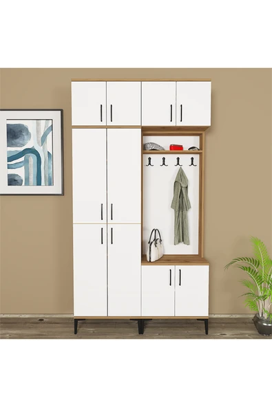 Kalender Dekor ROSE-1-4-5-5 PORTMANTO VESTİYER AYAKKABILIK - Resim 2