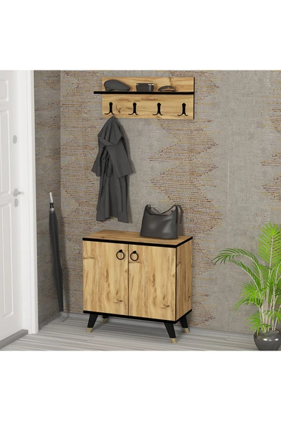 Kalender Dekor Sonia-1 Sn04 Ayakkabılık Vestiyer Portmanto ürün görseli