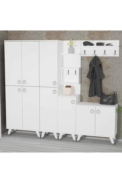 Kalender Dekor Sonia-1-2-3-4 Sn01 Ayakkabılık Vestiyer Portmanto ürün görseli