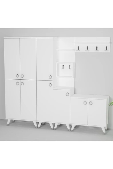 Kalender Dekor Sonia-1-2-3-4 Sn01 Ayakkabılık Vestiyer Portmanto - Resim 4