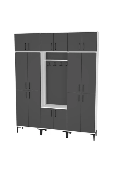 Kalender Dekor ROSE-1-4-4-5-5-5 PORTMANTO VESTİYER AYAKKABILIK - Resim 3