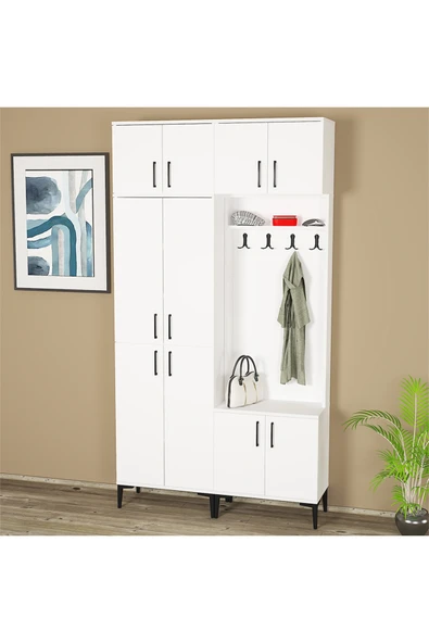 Kalender Dekor ROSE-1-4-5-5 PORTMANTO VESTİYER AYAKKABILIK ürün görseli