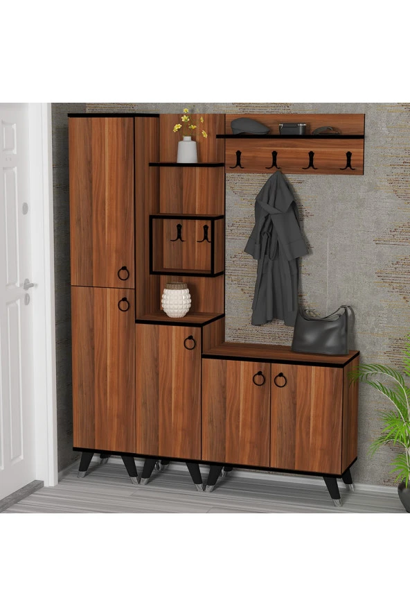 Kalender Dekor Sonia-1-2-3 Sn05 Ayakkabılık Vestiyer Portmanto