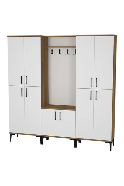 Kalender Dekor Rose-1-4-4 Portmanto Vestiyer Ayakkabılık - Resim 3