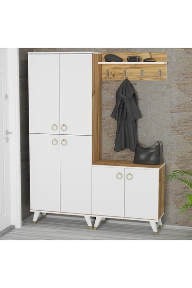 Kalender Dekor Sonia-1-4 Sn02 Ayakkabılık Vestiyer Portmanto ürün görseli