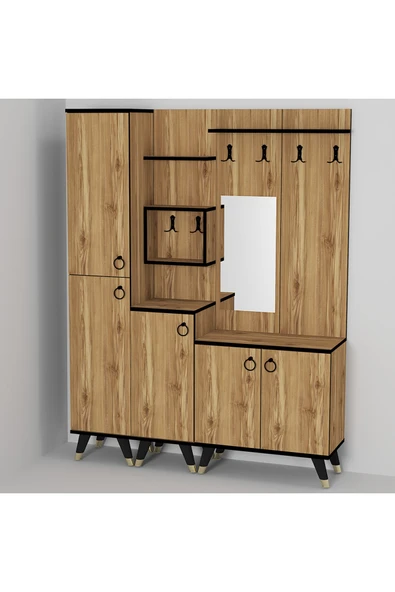 Kalender Dekor Sonia-5-2-3 Sn04 Ayakkabılık Vestiyer Portmanto - Resim 3