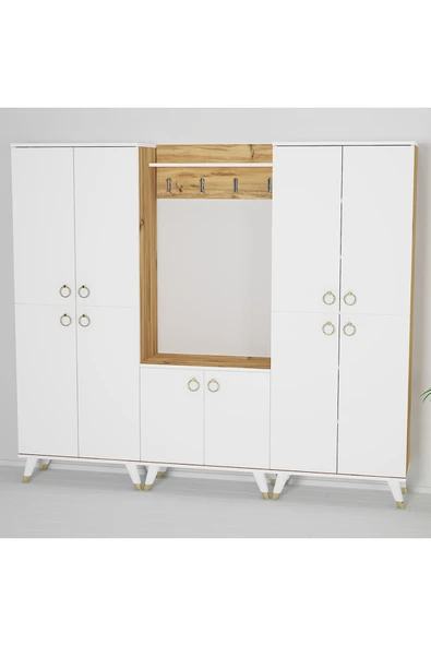 Kalender Dekor Sonia-1-4-4 Sn02 Ayakkabılık Vestiyer Portmanto - Resim 3