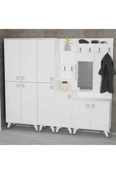 Kalender Dekor Sonia-5-2-3-4 Sn01 Ayakkabılık Vestiyer Portmanto ürün görseli