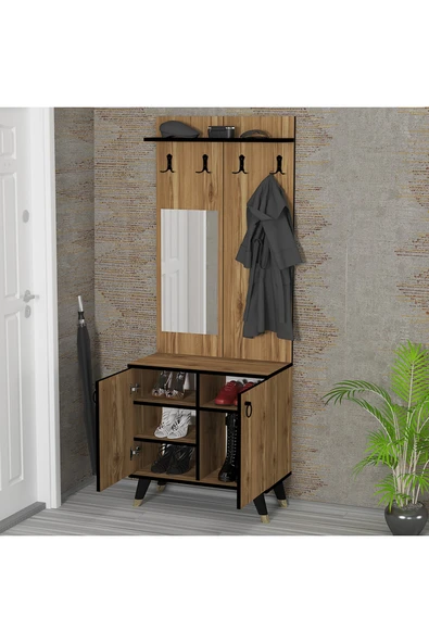 Kalender Dekor Sonia-5 Sn04 Ayakkabılık Vestiyer Portmanto - Resim 2