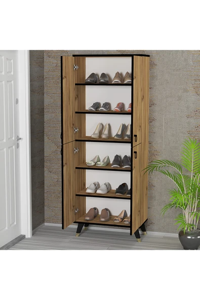 Kalender Dekor Sonia-4 Sn04 Ayakkabılık Vestiyer Portmanto - Resim 2