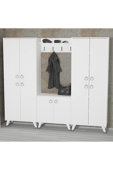 Kalender Dekor Sonia-1-4-4 Sn01 Ayakkabılık Vestiyer Portmanto ürün görseli