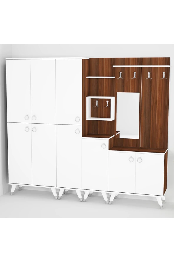 Kalender Dekor Sonia-5-2-3-4 Sn03 Ayakkabılık Vestiyer Portmanto - 3