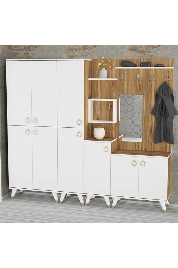 Kalender Dekor Sonia-5-2-3-4 Sn02 Ayakkabılık Vestiyer Portmanto