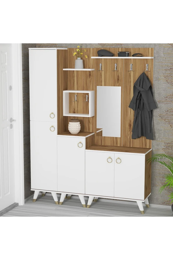 Kalender Dekor Sonia-5-2-3 Sn02 Ayakkabılık Vestiyer Portmanto