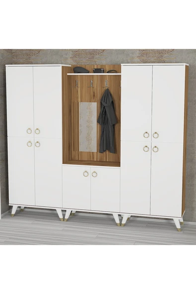 Kalender Dekor Sonia-5-4-4 Sn02 Ayakkabılık Vestiyer Portmanto ürün görseli